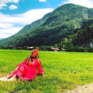 SOLD Pale pink palazzo suit